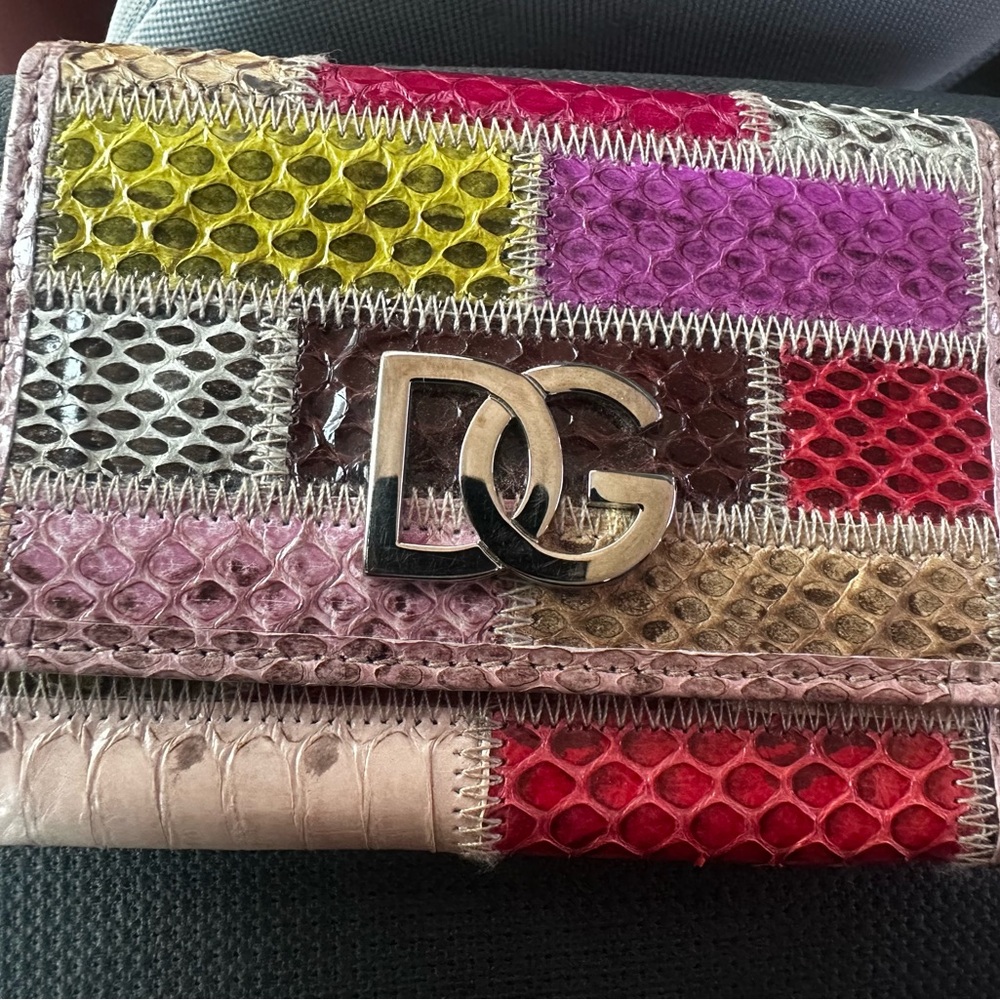 Dolce & Gabbana Colorful Patchwork Wallet